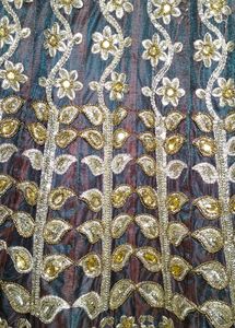 Peacock 🦚 Colour Dress 👗 With Chudi Izar