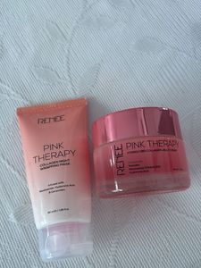 RENEE Pink Therapy Collagen Night Mask & Jelly Cre