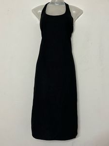 Pintresty Classic Black Halter Neck Maxi Dress