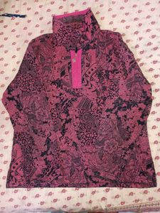 Combo Patterned Pullover Top and long dress