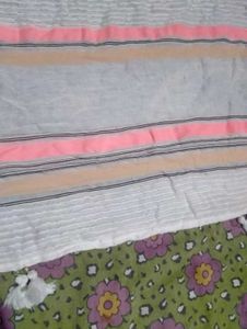 Striped V-Neck Tunic Top