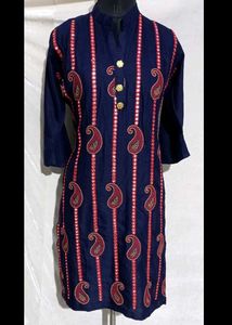 New Embroidered Rayon Sharara Suite With Dupatta