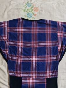 Plaid Pattern Top