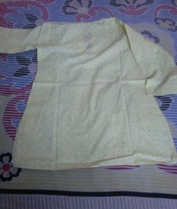 Pale Yellow Kurta