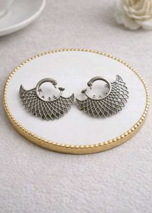 Oxidised Brass Earrings Combo (2 Pairs)