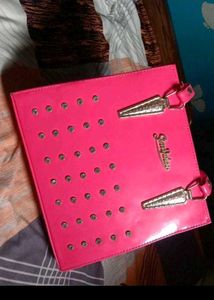 Bright Pink Rhinestone Handbag