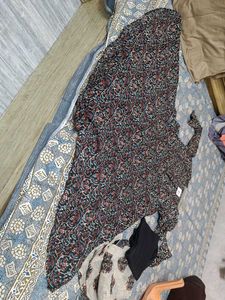 kalamkari Print Maxi Dress(price dropped)