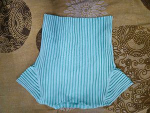 h&amp;m Ribbed Knit Short Sleeve Top