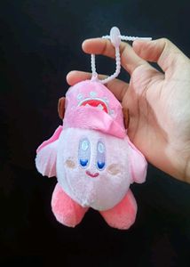 Cute Kirby Plush Keychain Toy