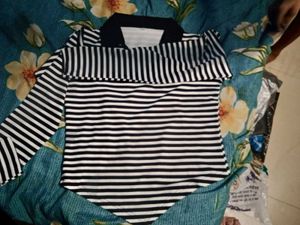 striped polo tshirt full sleeves