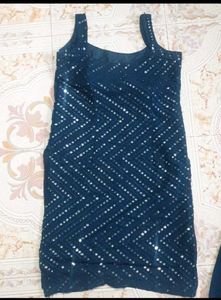 BLUE SHARARA SET