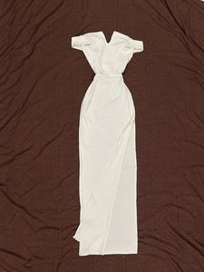 Elegant White bodycone Dress