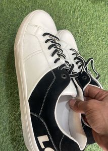 Stylish Black & White Sneakers