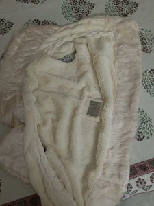Cream Furry Vest