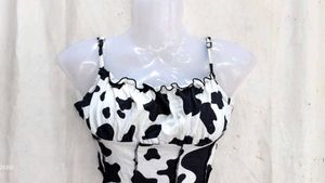 Cow Print Camisole Top
