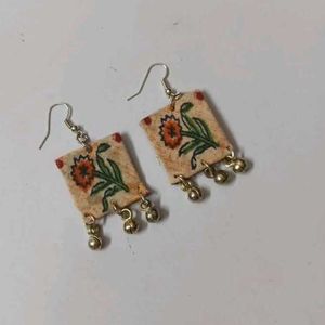 Boho Floral Dangle Earrings