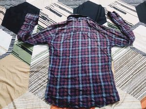 Men's Plaid Long Sleeve Shirt