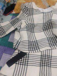 Chic Plaid Two-Piece Set