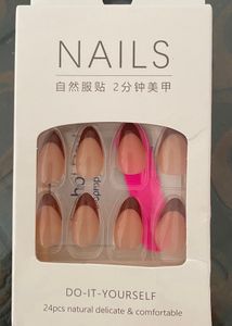 DIY French Tip Press-On Nails
