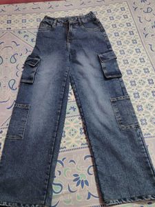 Blue Cargo Jeans