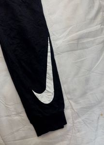 Nike Black Swoosh Joggers