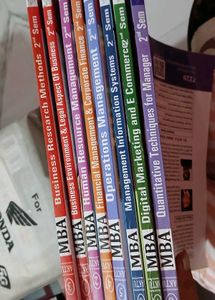 MBA  1st and 2nd Sem Textbooks Set