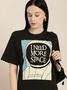 Graphic Print Astronaut T-Shirt