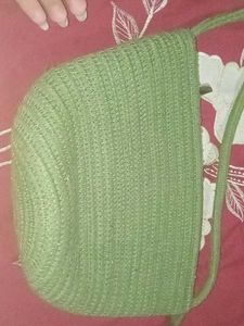 Charming Green Daisy Crossbody Bag