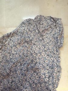 Cute Floral Smocked Crop Top