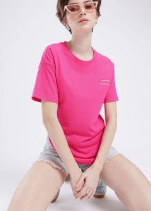 Vibrant Pink Graphic T-Shirt
