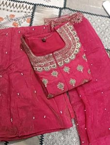 Exquisite Embroidered Lehenga Choli Set