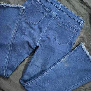 Blue Flare Jeans / denim bootcut y2k