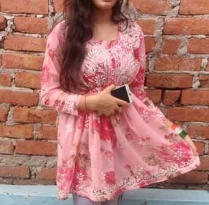 Beautiful Pink Floral Top