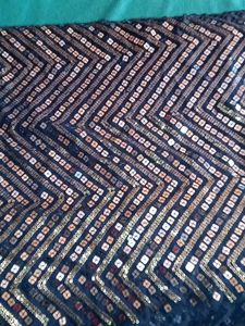 Heavy Sequence Work fabric