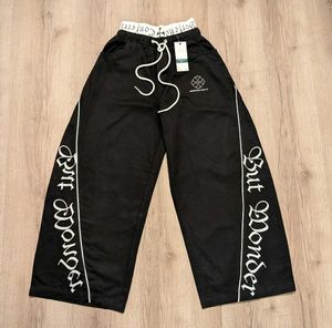 Wide Leg barrell fit streetwear denim with Gothic