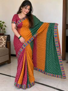 Vibrant Ombre Saree