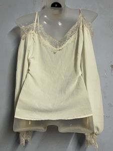SHEIN BRANDED Lace OFF Shoulder Top