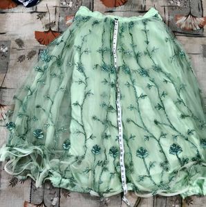 Stunning Mint Green Embroidered Blouse