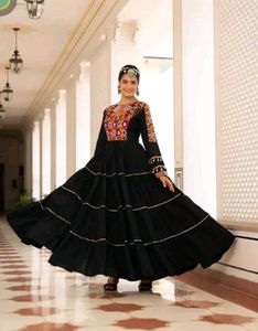 New Navratri Anarkali with full gher
