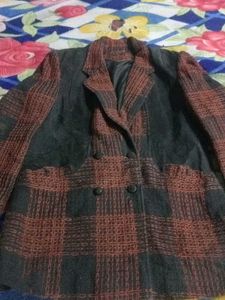 Vintage Plaid Blazer