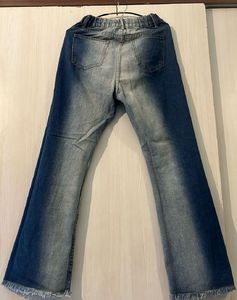 Patchwork Flared Jeans