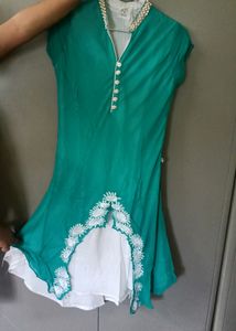Heavy Green Kurti