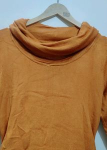Musturd Color Winter Top
