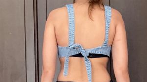 Vintage Wash Denim Bralette