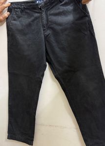 Men's Black Casual Trousers
