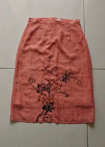 Floral Print Skirt