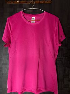 Bright Pink Athletic T-Shirt