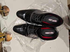 Men's Black Patent Leather Dress Shoes