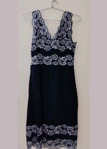 Vintage Black Lace Nightgown