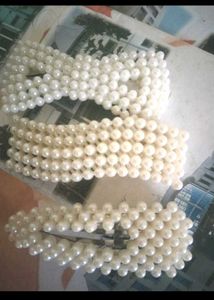 Elegant Pearl Hair Clips Set